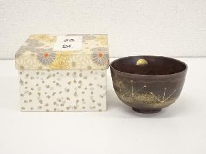 JAPANESE TEA CEREMONY / TEA BOWL CHAWAN / PINE NEEDLE MOTIF 